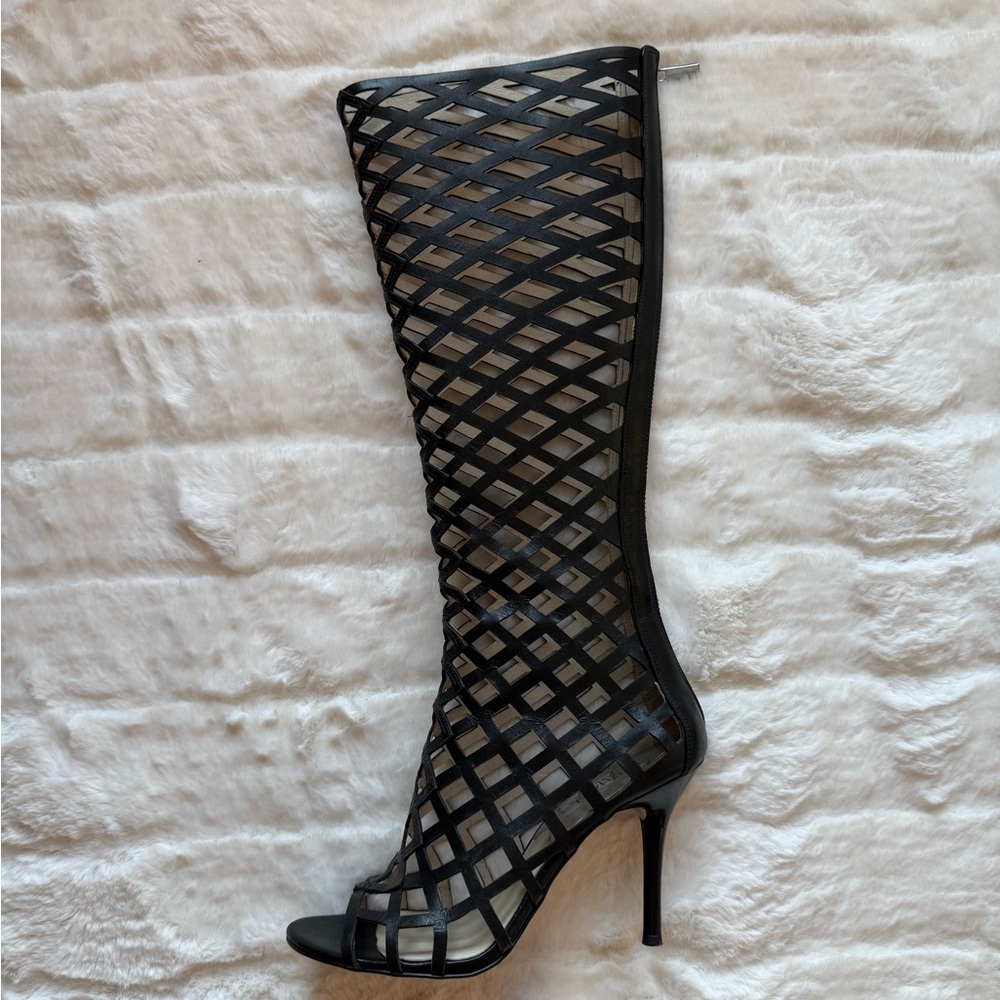 Michael Kors Black Mesh Stiletto Heels